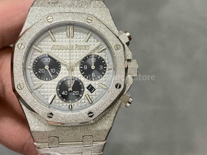 OMF Factory Frosted Audemars Piguet Royal Oak Chronograph 26240STOO1 3 Super Clone Watch,Clean Factory Watch