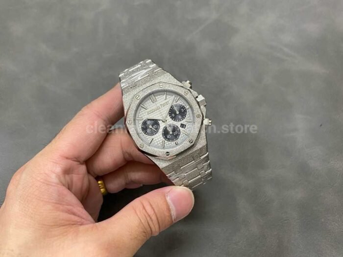 OMF Factory Frosted Audemars Piguet Royal Oak Chronograph 26240STOO1 4 Super Clone Watch,Clean Factory Watch