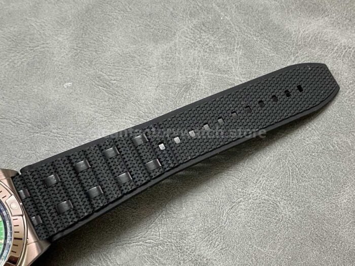 TF Factory Breitling Chronomat 42 AB01343A1L1A1 42mm Steel Rubber Strap Green Dial 2 Super Clone Watch,Clean Factory Watch