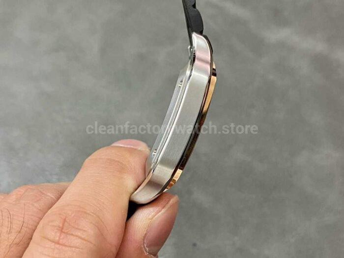 THB Factory Cartier Santos W2SA0009 39.8mm Steel Rubber Strap Roman Numerals Silver Dial 2 Super Clone Watch,Clean Factory Watch