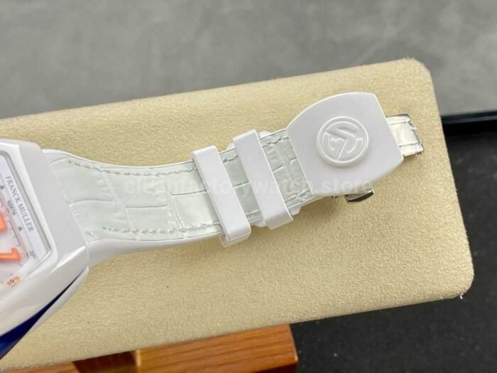 Tplus Factory Franck Muller V45 Yacht Limited Edition 45mm White Ceramic Ru 5 Super Clone Watch,Clean Factory Watch
