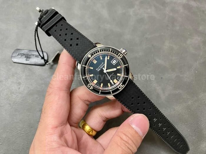 ZF Factory Blancpain Fifty Fathoms 5008B-1130-B52A 40.3mm Steel Rubber Strap Black Dial - Image 3