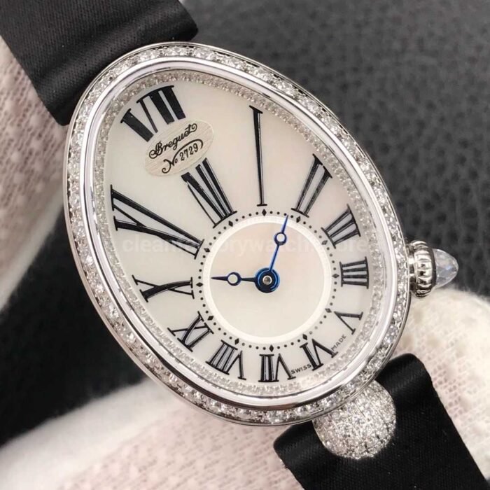 ZF Factory Breguet Reine de Naples 8928BB51944.DD0D 33 x 24.95mm Steel Leather Strap R 5 Super Clone Watch,Clean Factory Watch