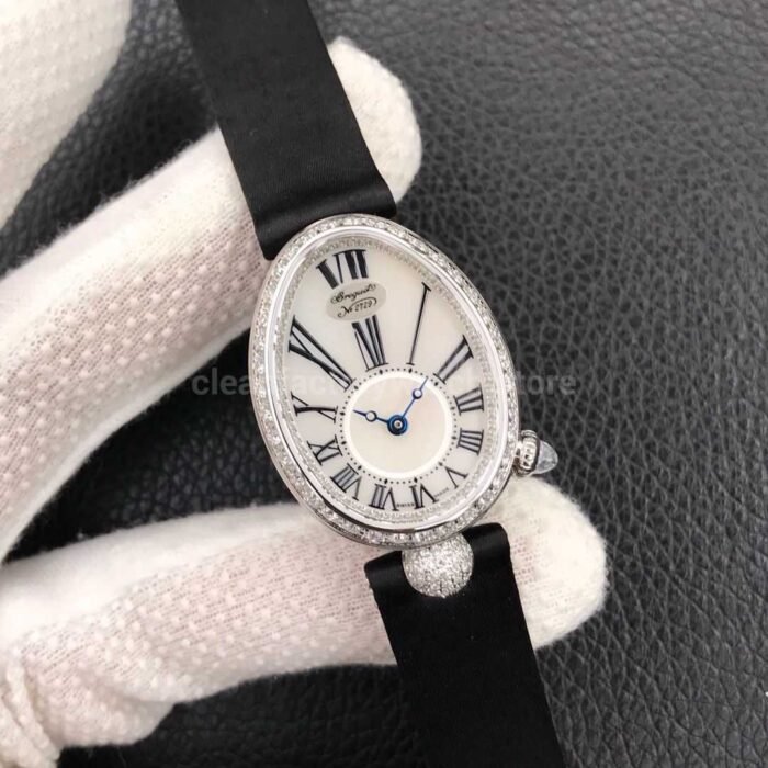 ZF Factory Breguet Reine de Naples 8928BB51944.DD0D 33 x 24.95mm Steel Leather Strap R 7 Super Clone Watch,Clean Factory Watch