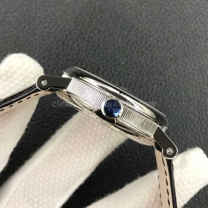 ZF Factory Breguet Tradition 7597BB GY 9WU 40mm White Gold Leather Strap Roman Numerals Blue Dial 1 Super Clone Watch,Clean Factory Watch