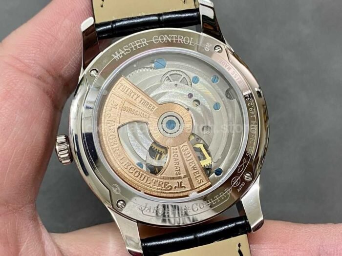 AX Factory Jaeger-LeCoultre Master Ultra Thin Tourbillion JLQ1323420 42mm Steel Leather Strap Silver Dial - Image 7