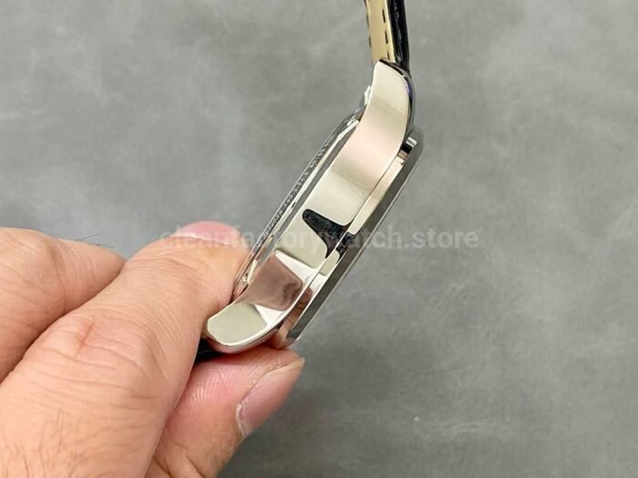 AX Factory Jaeger-LeCoultre Master Ultra Thin Tourbillion JLQ1323420 42mm Steel Leather Strap Silver Dial - Image 5