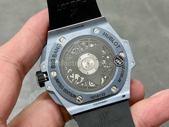 BBF Factory Hublot Big Bang Sang Bleu II 45mm 418.FX .8007.RX .MXM21 Grey Cera 4 Super Clone Watch,Clean Factory Watch