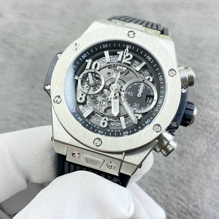 BBF Factory Hublot Big Bang Unico 42mm 441.NX .1171.RX Titanium Rubber Strap Skeletonized Dial 8 Super Clone Watch,Clean Factory Watch