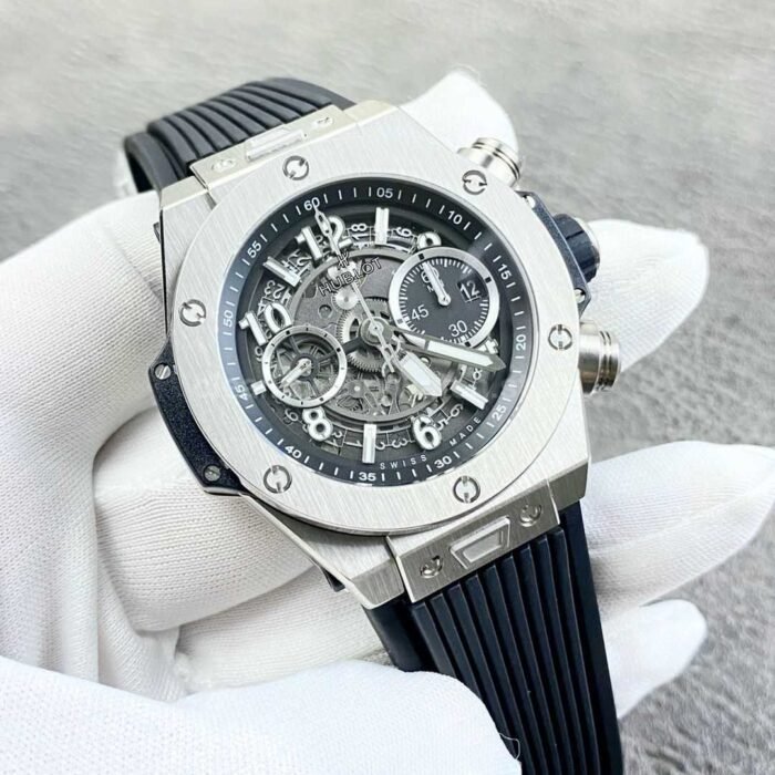 BBF Factory Hublot Big Bang Unico 42mm 441.NX .1171.RX Titanium Rubber Strap Skeletonized Dial 9 Super Clone Watch,Clean Factory Watch