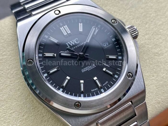 GH Factory IWC Ingenieur Automatic IW323902 40mm Full Steel Black Dial - Image 2