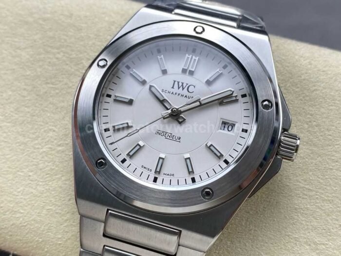 GH Factory IWC Ingenieur Automatic IW323904 40mm Full Steel White Dial 8 Super Clone Watch,Clean Factory Watch
