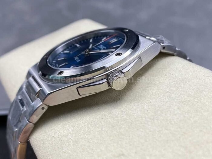 GH Factory IWC Ingenieur Automatic IW323909 40mm Full Steel Blue Dial 3 Super Clone Watch,Clean Factory Watch