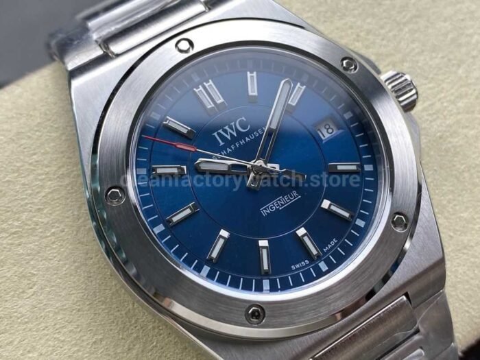 GH Factory IWC Ingenieur Automatic IW323909 40mm Full Steel Blue Dial 6 Super Clone Watch,Clean Factory Watch