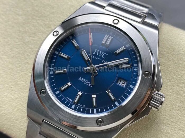 GH Factory IWC Ingenieur Automatic IW323909 40mm Full Steel Blue Dial 7 Super Clone Watch,Clean Factory Watch