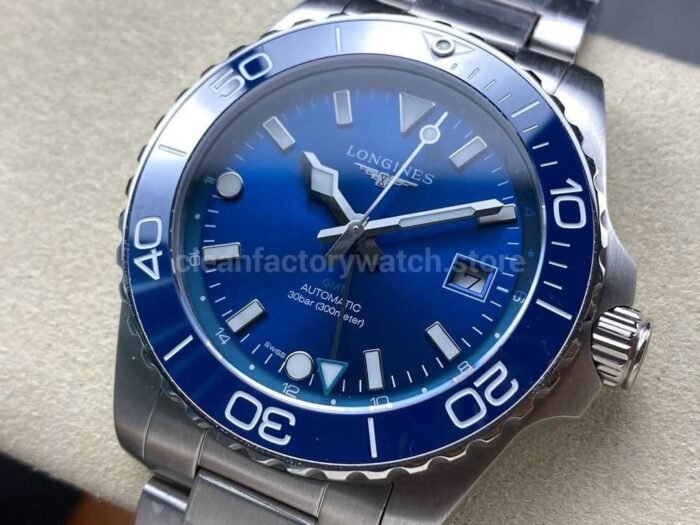 GR Factory Longines HydroConquest GMT L 3.790.4.96.6 41mm Full Steel Blue Dial 10 Super Clone Watch,Clean Factory Watch