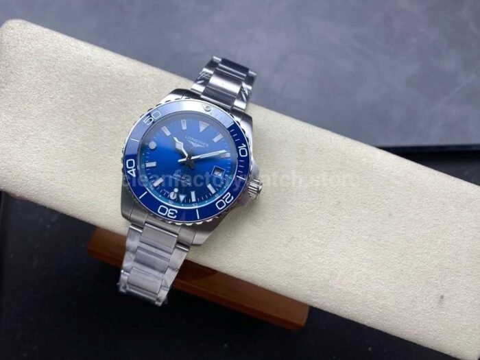 GR Factory Longines HydroConquest GMT L 3.790.4.96.6 41mm Full Steel Blue Dial 11 Super Clone Watch,Clean Factory Watch