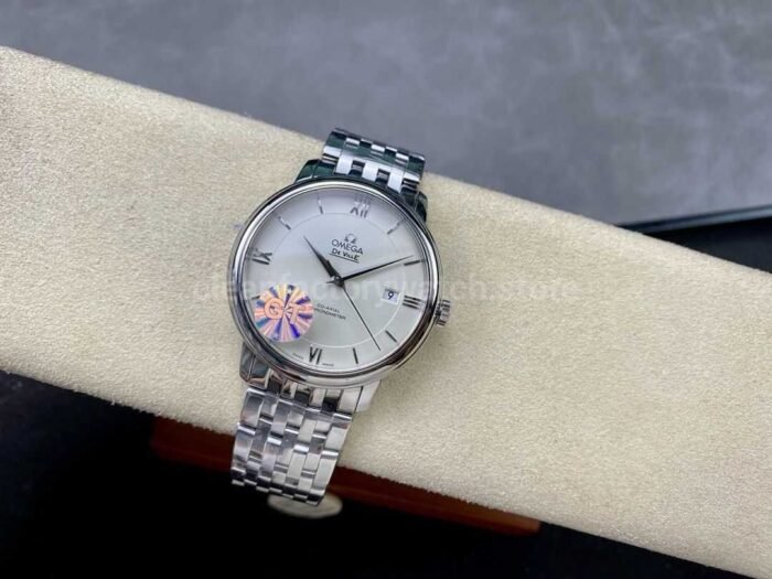 GT Factory Omega De Ville Prestige 424.10.40.20.02.003 39.5mm Full Steel Roman Number White Dial 2 Super Clone Watch,Clean Factory Watch
