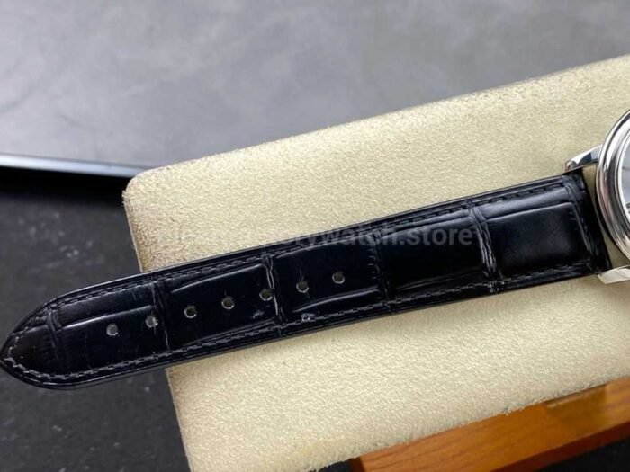 GT Factory Omega De Ville Prestige 424.13.40.20.02.001 39.5mm Steel Leather Strap Roman Number Silver Dial - Image 8