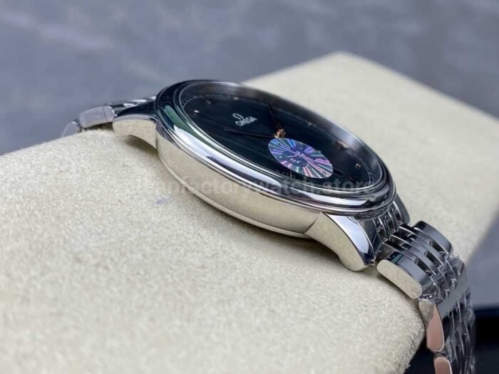 GT Factory Omega De Ville Prestige 434.10.40.20.01.001 40mm Full Steel，Rose Gold PointRoman Numbe 3 Super Clone Watch,Clean Factory Watch