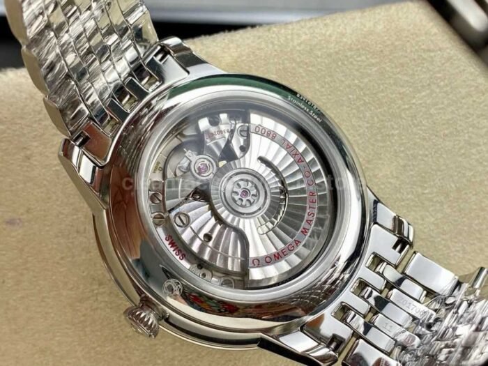 GT Factory Omega De Ville Prestige 434.10.40.20.01.001 40mm Full Steel，Rose Gold PointRoman Numbe 8 Super Clone Watch,Clean Factory Watch