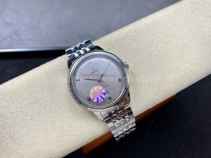 GT Factory Omega De Ville Prestige 434.10.40.20.06.001 40mm Full Steel Rose Gold PointRoman Numb 6 Super Clone Watch,Clean Factory Watch