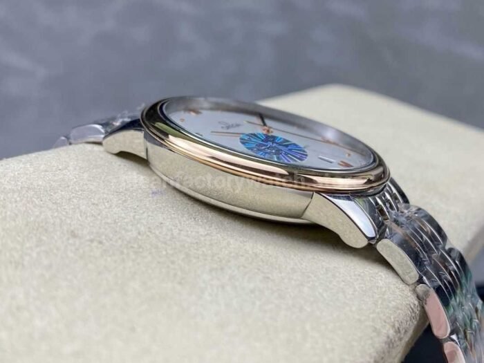 GT Factory Omega De Ville Prestige 434.20.40.20.02.001 40mm Half Rose Gold Steel，Rose Go 5 Super Clone Watch,Clean Factory Watch
