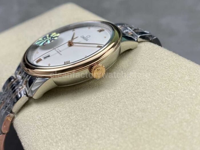 GT Factory Omega De Ville Prestige 434.20.40.20.02.001 40mm Half Rose Gold Steel，Rose Gold 1 Super Clone Watch,Clean Factory Watch