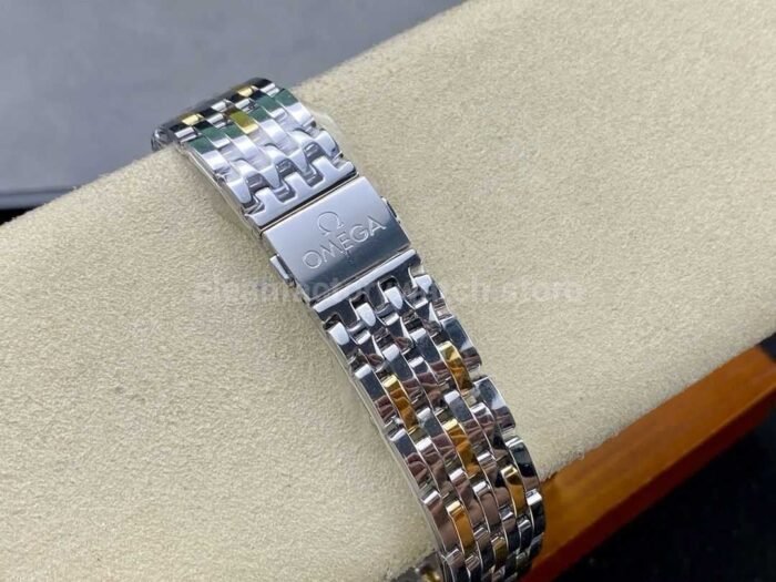 GT Factory Omega De Ville Prestige 434.20.40.20.02.002 40mm Half Gold Steel，Gold PointRoman Numb 5 Super Clone Watch,Clean Factory Watch