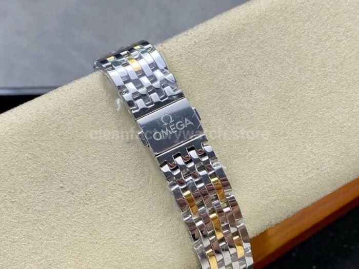 GT Factory Omega De Ville Prestige 434.20.40.20.08.001 40mm Half Gold Steel，Gold PointRoman N 4 Super Clone Watch,Clean Factory Watch