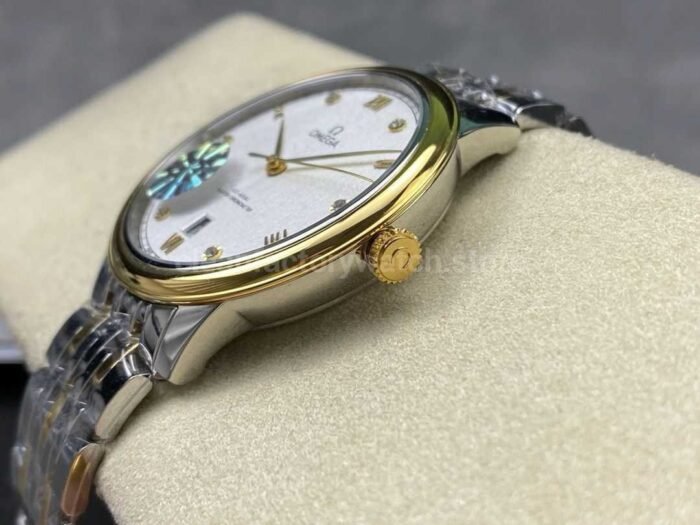 GT Factory Omega De Ville Prestige 434.20.40.20.52.001 40mm Half Gold Steel，Gold D 1 Super Clone Watch,Clean Factory Watch