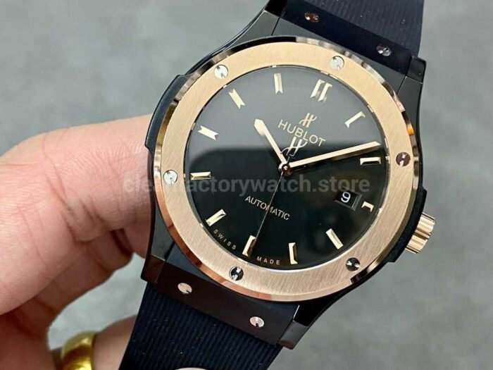 HB Factory Hublot Classic Fusion 542.CO .1181.RX 42mm Ceramic Rubber Strap Black Dial 5 Super Clone Watch,Clean Factory Watch