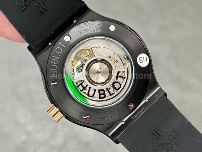 HB Factory Hublot Classic Fusion 542.CO .1181.RX 42mm Ceramic Rubber Strap Black Dial 9 Super Clone Watch,Clean Factory Watch