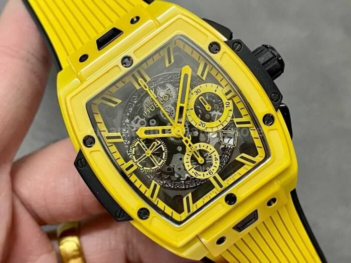 HUB Factory Hublot Spirit Of Big Bang Limited Edition 642.CY.011Y.RX 42mm Ceramic Rubber Strap Skeletonized Dial - Image 2