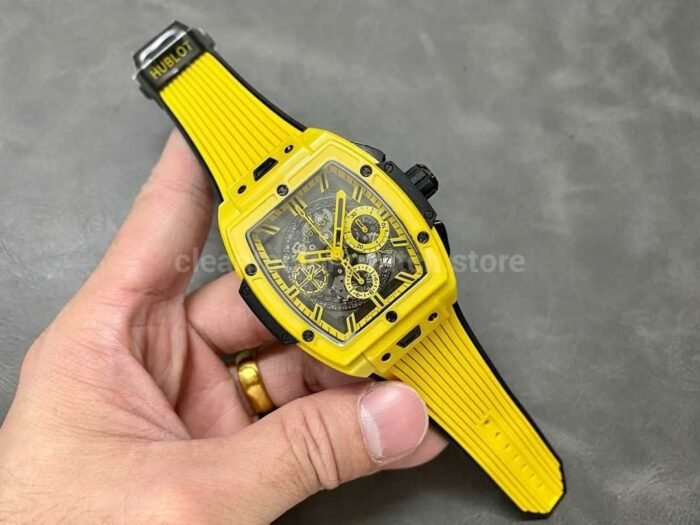 HUB Factory Hublot Spirit Of Big Bang Limited Edition 642.CY.011Y.RX 42mm Ceramic Rubber Strap Skeletonized Dial - Image 4