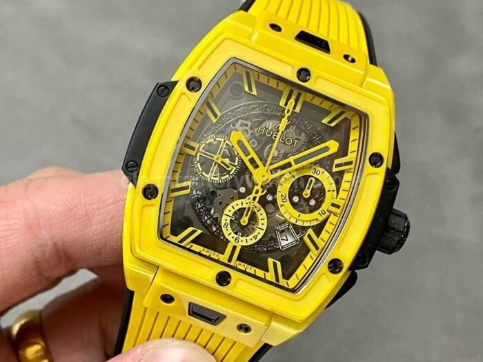 HUB Factory Hublot Spirit Of Big Bang Limited Edition 642.CY.011Y.RX 42mm Ceramic Rubber Strap Skeletonized Dial - Image 3