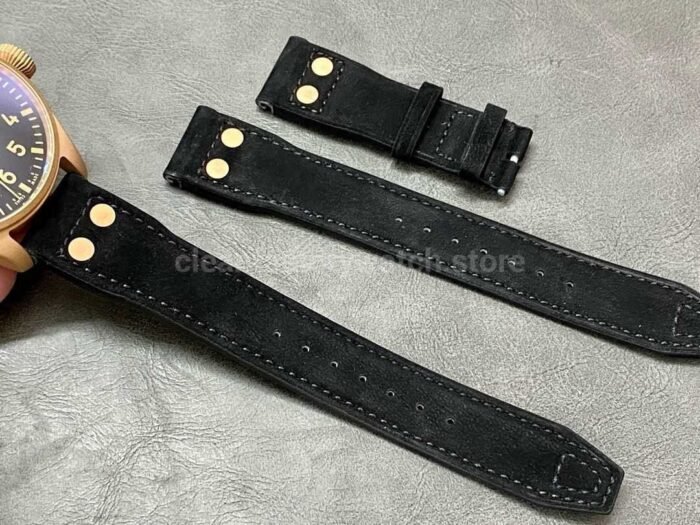 M Factory IWC Big Pilot IW329703 Bronze Black Cloth Strap Black Dial 3 Super Clone Watch,Clean Factory Watch