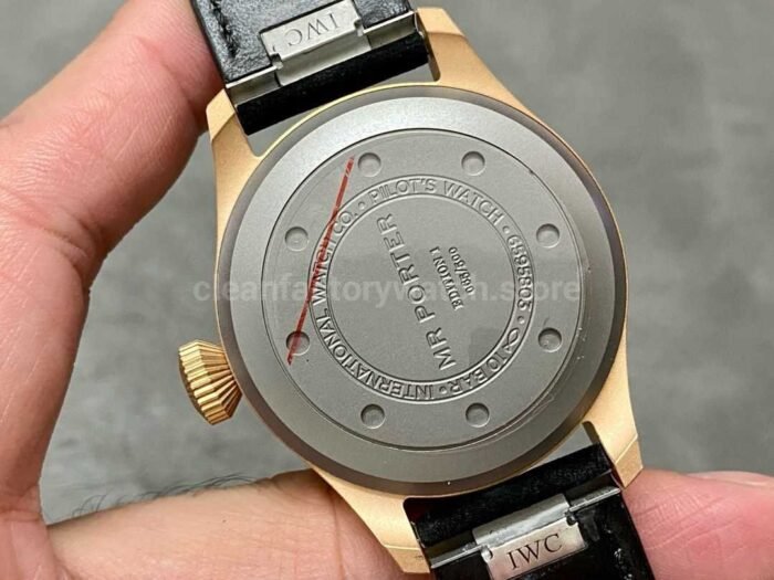 M Factory IWC Big Pilot IW329703 Bronze Black Cloth Strap Black Dial 8 Super Clone Watch,Clean Factory Watch
