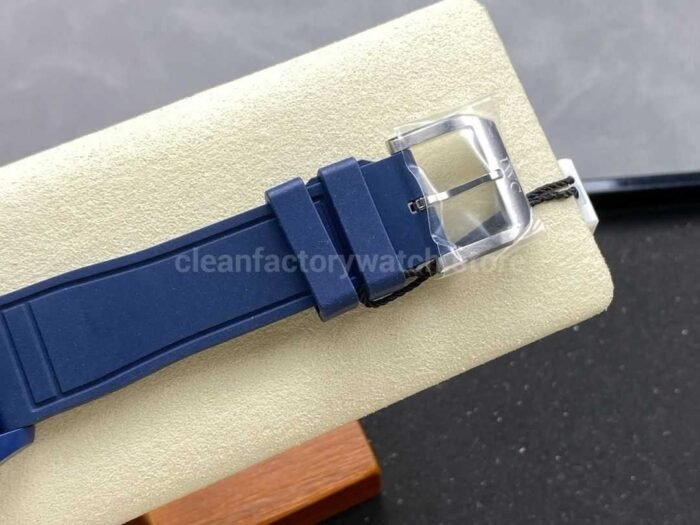MFactory IWC Pilot IW328101 41mm Ceramic Rubber Strap Arabic Numerals Blue Dial 6 Super Clone Watch,Clean Factory Watch