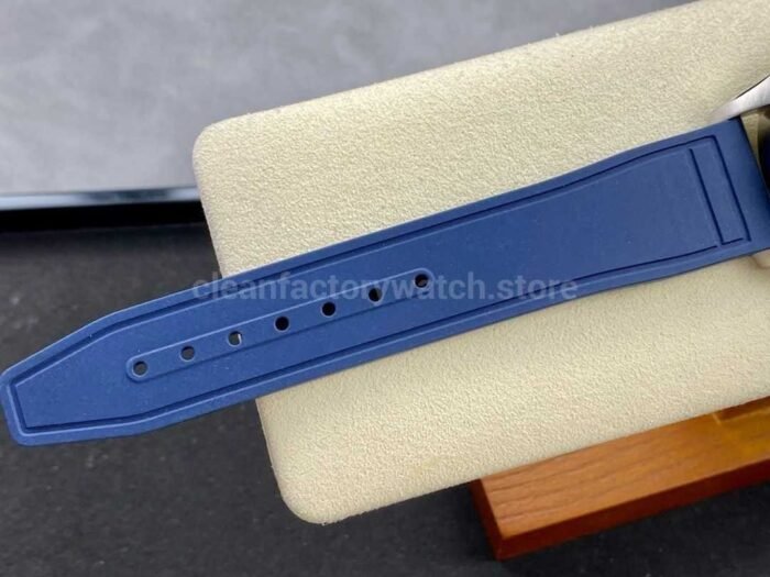 MFactory IWC Pilot Mark IW328203 40mm Steel Rubber Strap Arabic Numerals Blue Dial 2 Super Clone Watch,Clean Factory Watch