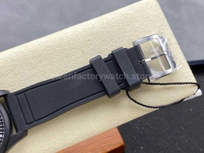 MFactory IWC Top Gun IW326901 41mm Ceramic Rubber Strap Arabic Numerals Black Dial 8 Super Clone Watch,Clean Factory Watch