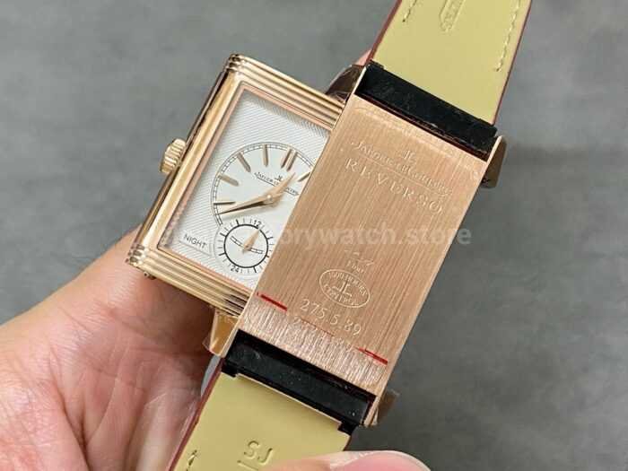 MG Factory Jaeger LeCoultre Reverso Double Sided Dual Time Zone Q396245J 29mm Rose Gol 5 Super Clone Watch,Clean Factory Watch