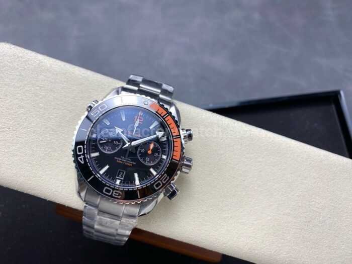 MS Factory Omega Seamaster Planet Ocean Chronograph 215.30.46.51.01.002 45mm Full Steel Black Dial 9 Super Clone Watch,Clean Factory Watch