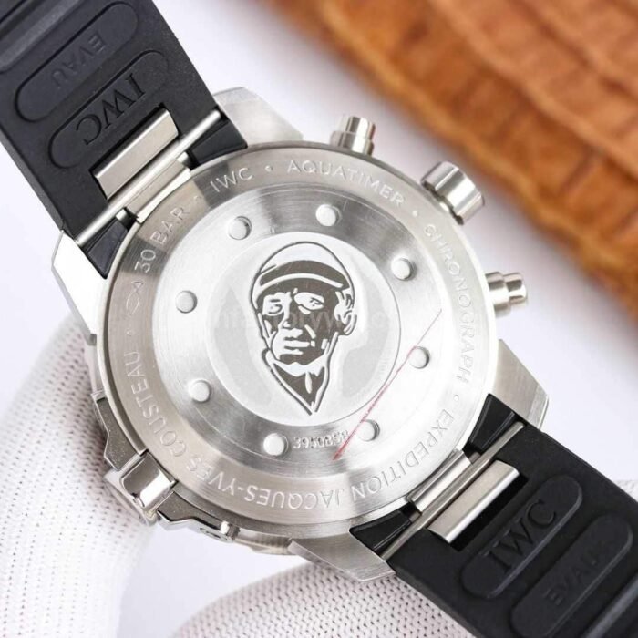 N1 Factory IWC Aquatimer Chronograph IW376803 44mm Steel Rubber Strap Black Dial - Image 7