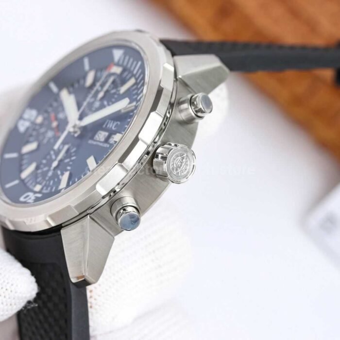 N1 Factory IWC Aquatimer Chronograph IW376805 44mm Steel Rubber Strap Blue Dial - Image 7