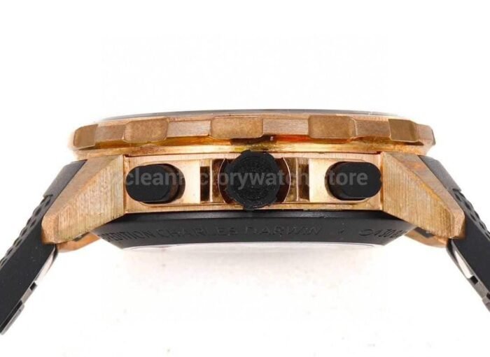 N1 Factory IWC Aquatimer Chronograph IW379503 44mm Bronze Rubber Strap Black Dial 1 Super Clone Watch,Clean Factory Watch