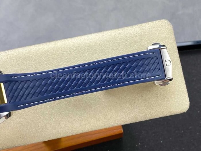 N1 Factory Omega Seamaster Aqua Terra Master Co-Axial Chronometer 220.12.41.21.02.004 41.5mm Steel Rubber Strap White Dial - Image 8