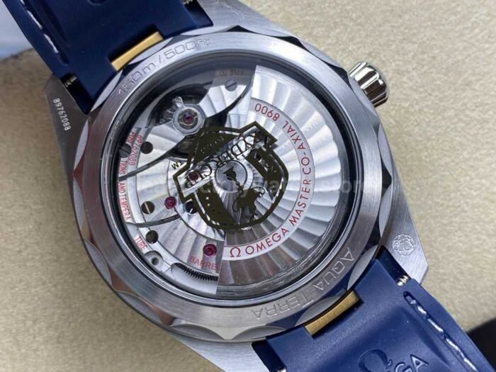 N1 Factory Omega Seamaster Aqua Terra Master Co-Axial Chronometer 220.12.41.21.02.004 41.5mm Steel Rubber Strap White Dial - Image 7