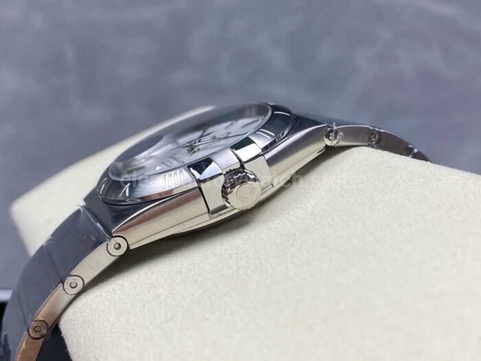 OM Factory Omega Constellation Men 123.10.38.21.02.001 38mm Full Steel Silver Dial 1 1 Super Clone Watch,Clean Factory Watch