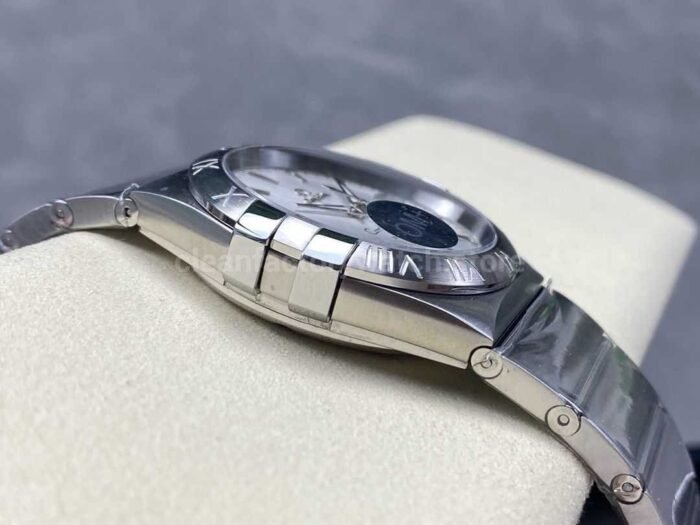 OM Factory Omega Constellation Men 123.10.38.21.02.001 38mm Full Steel Silver Dial 9 1 Super Clone Watch,Clean Factory Watch